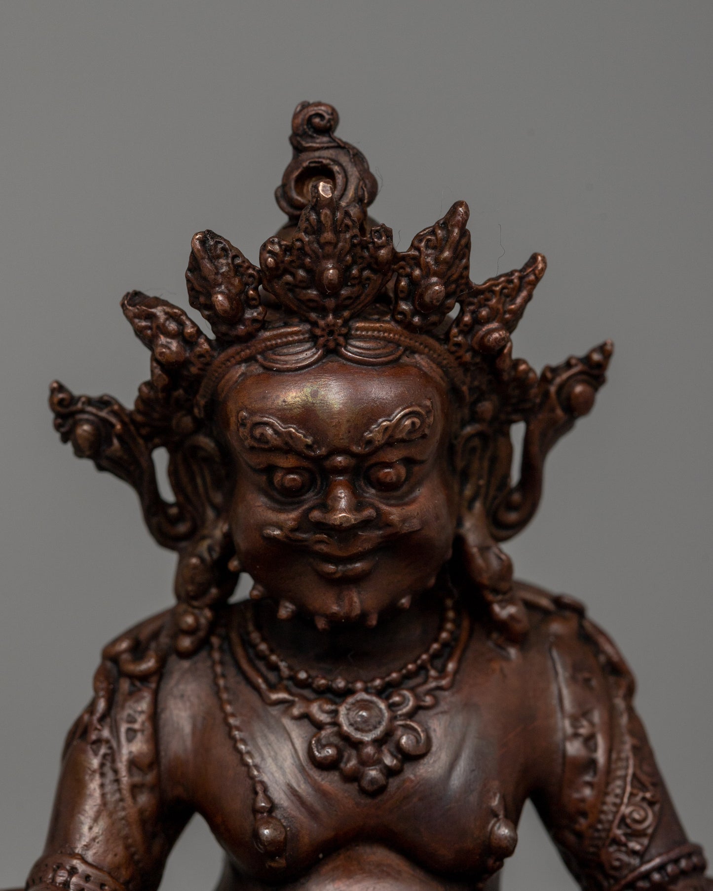 Dzambala Buddhist Wealth Deity Statue | Symbol of Prosperity Figurine