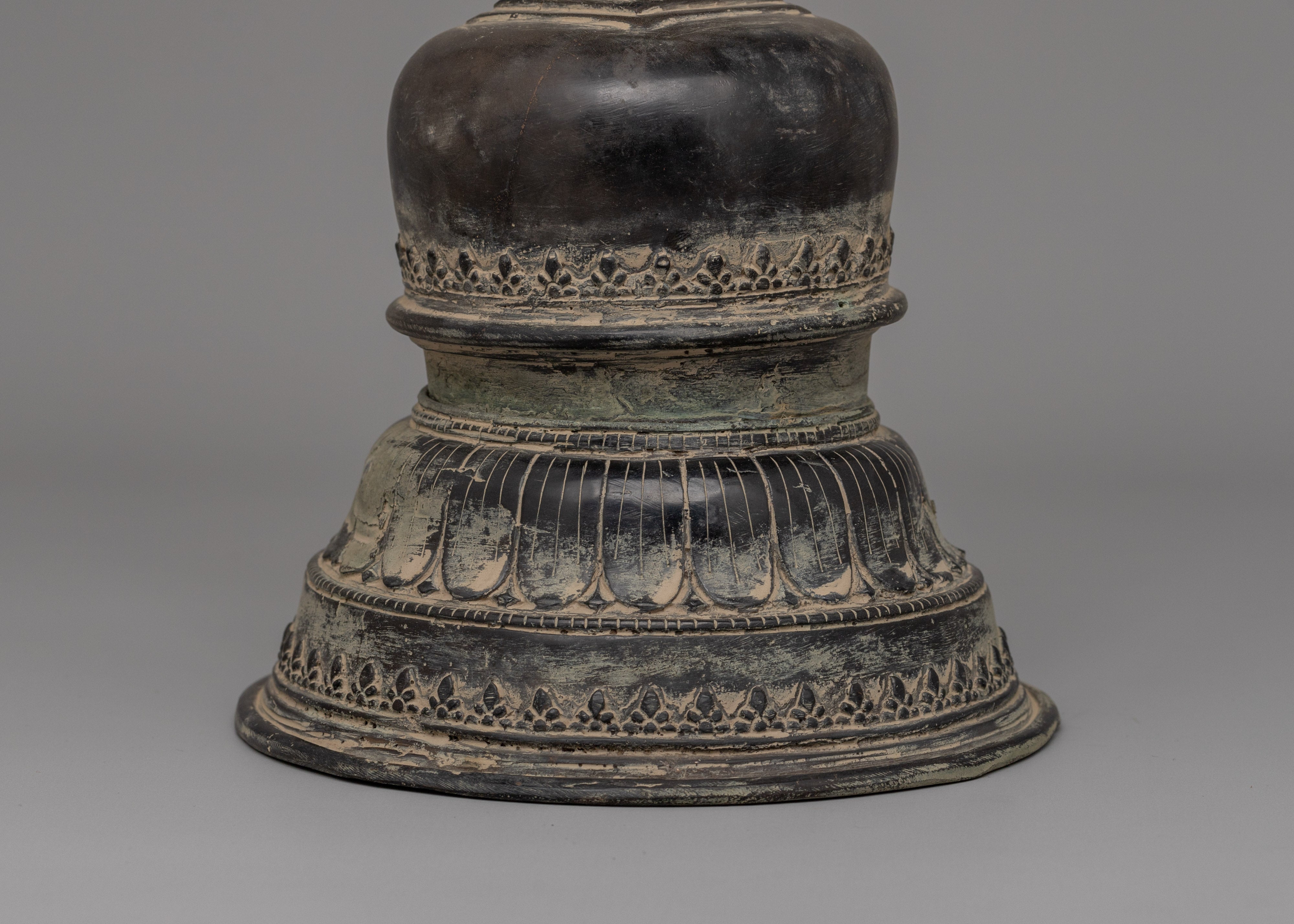 Handcarved Brass Stupa | A Timeless Symbol of Enlightenment