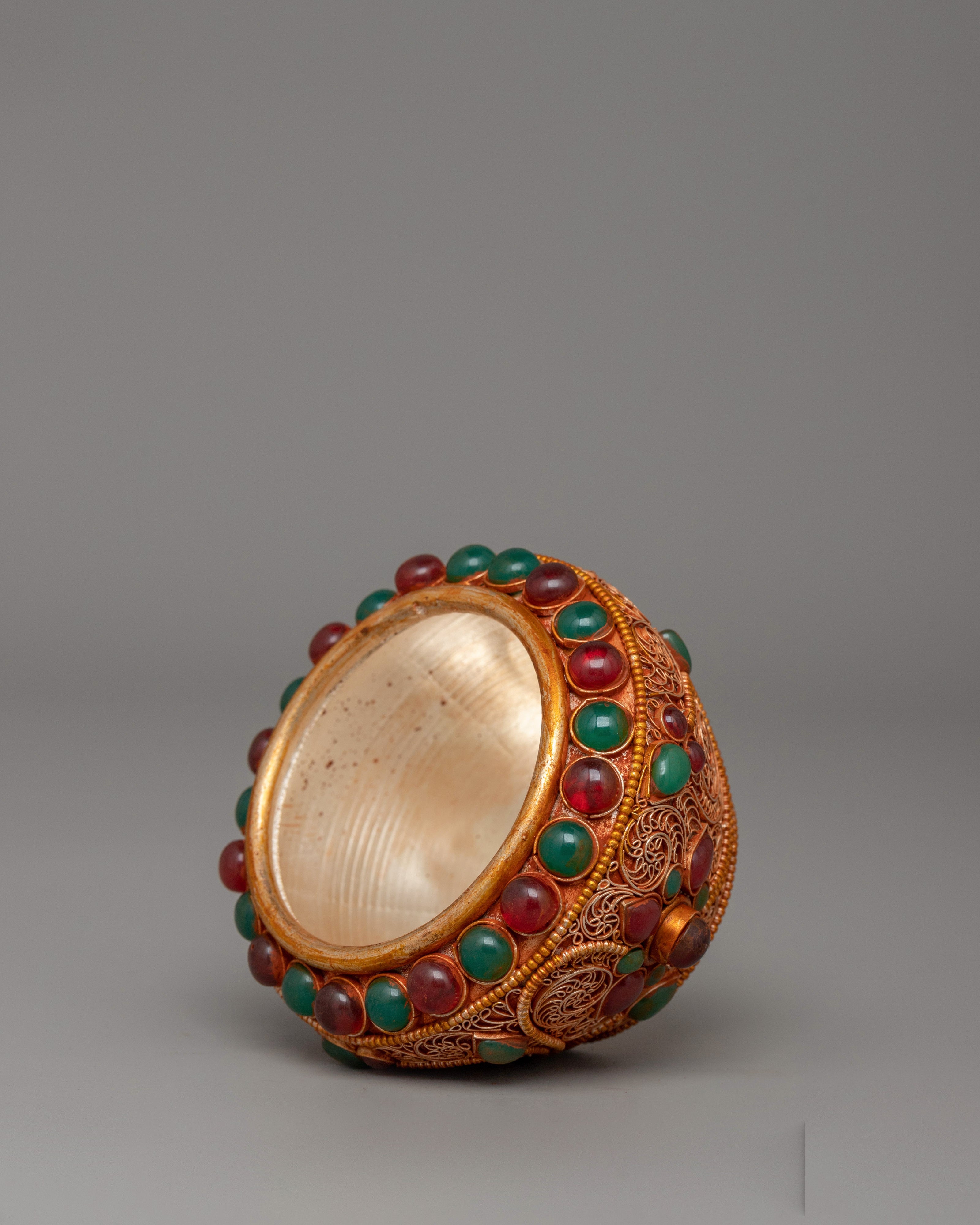 Beautiful Gold Plated Golpa for Decorative Purposes | Sacred Nepali Craftsmanship
