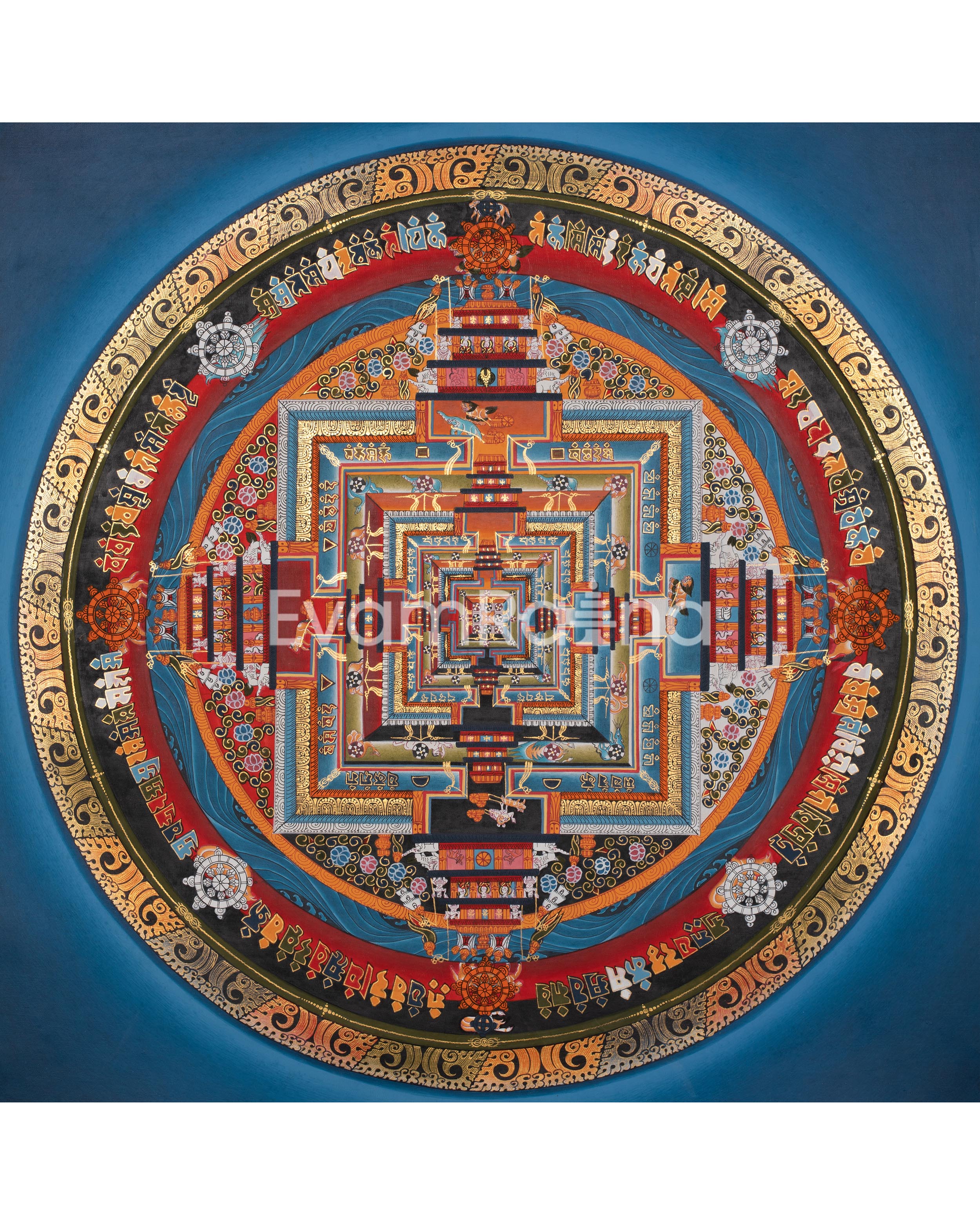 Kalachakra Mandala Thangka