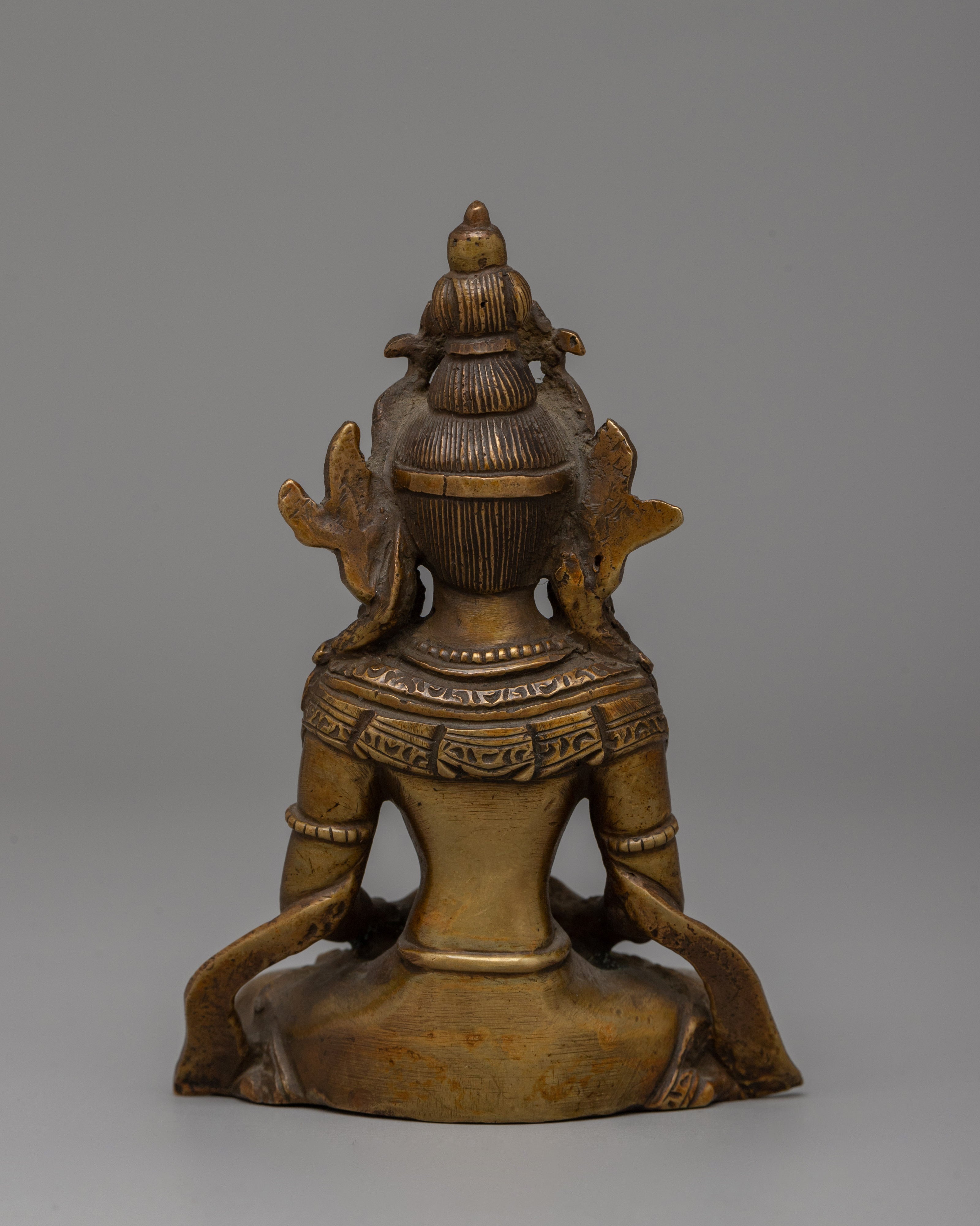 Handcrafted Deity of Long life Amitayus Statue | A Symbol of Enlightenment