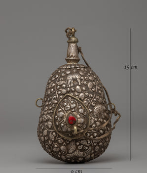 Tibetan Religious Snuff Bottle | A Sacred Ritual Vessel