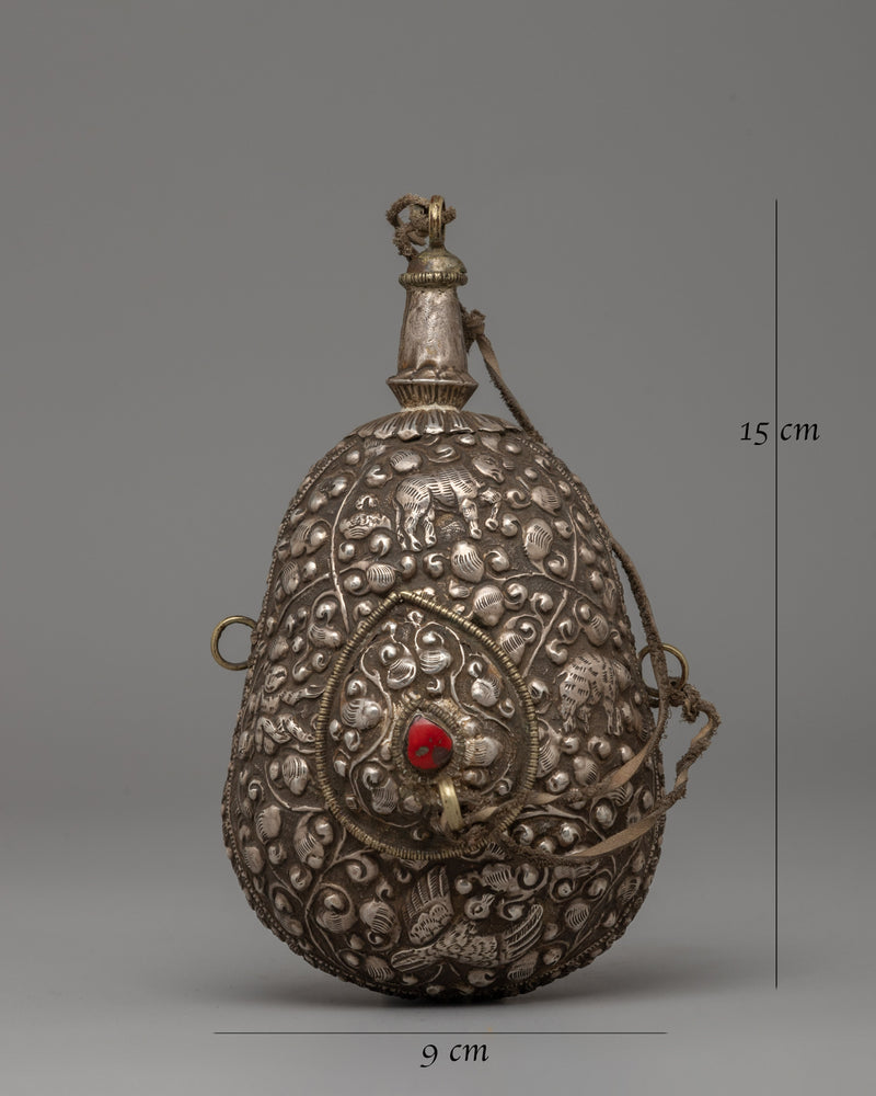 Tibetan Religious Snuff Bottle | A Sacred Ritual Vessel