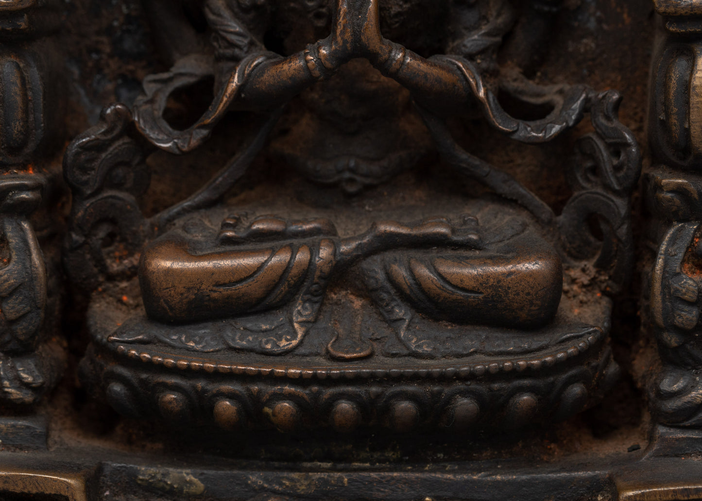 Chenrezig in Throne Statue | Tibetan Bodhisattva Sculpture