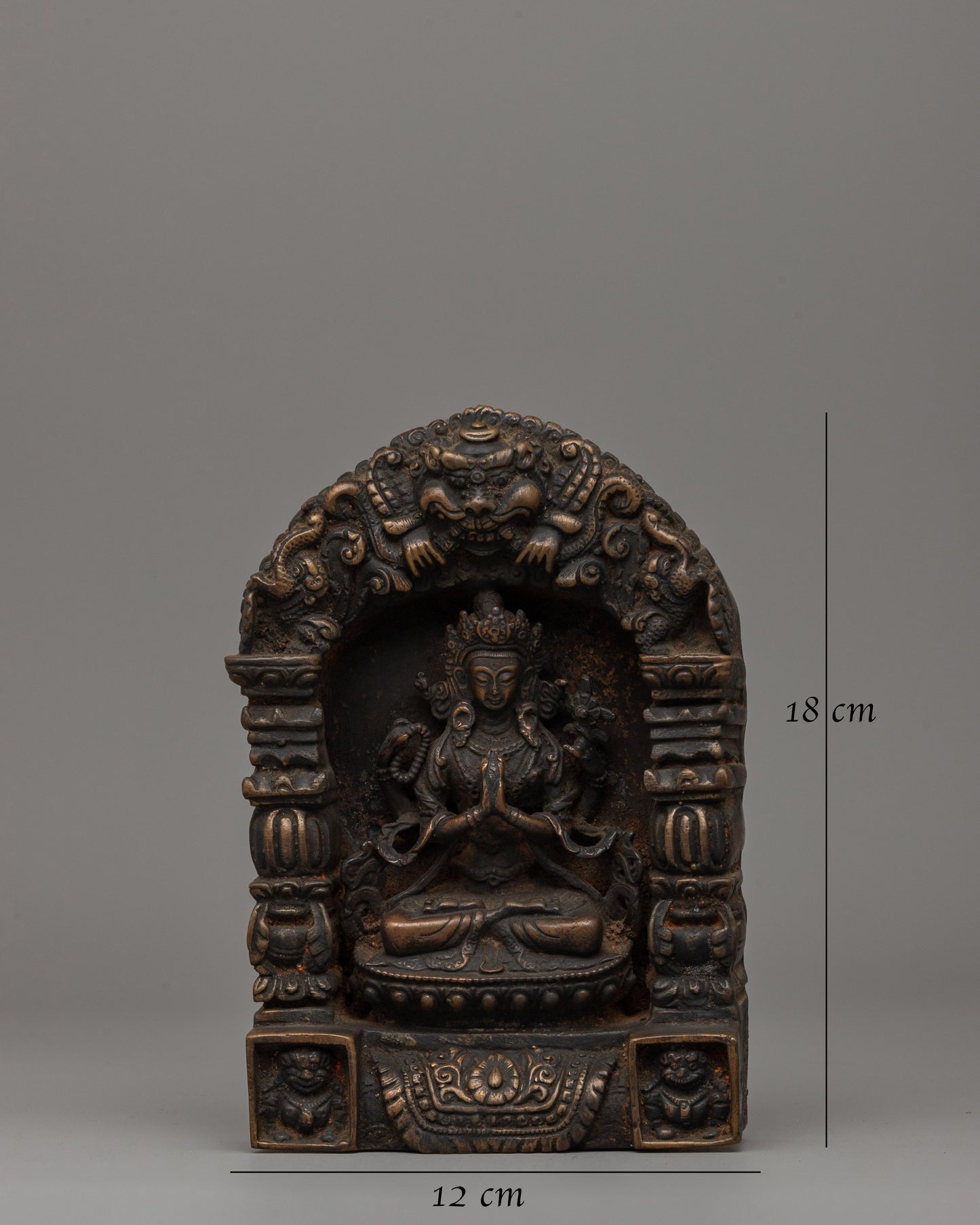 Chenrezig in Throne Statue | Tibetan Bodhisattva Sculpture