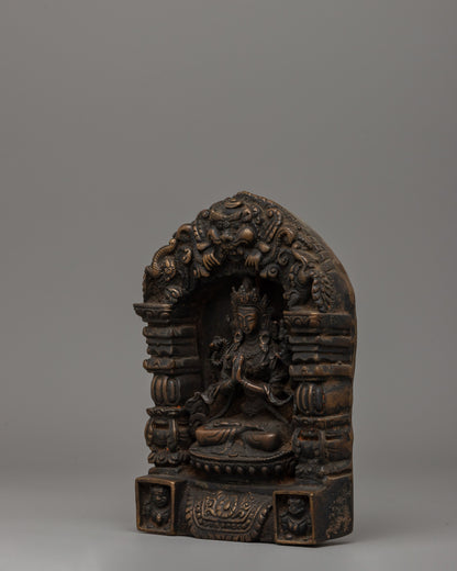 Chenrezig in Throne Statue | Tibetan Bodhisattva Sculpture