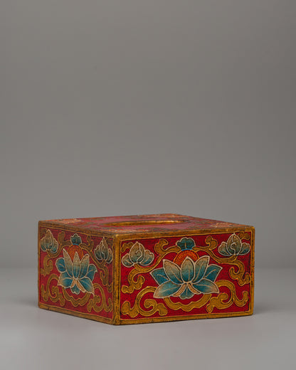 Wooden Tissue Holder | 15cm Decorative Tissue Box