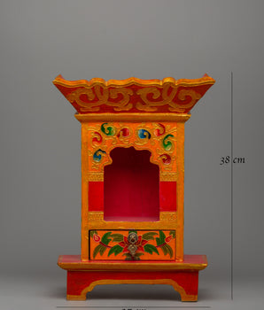 Wooden Altar Temple | Sacred Pooja Mandir for Home