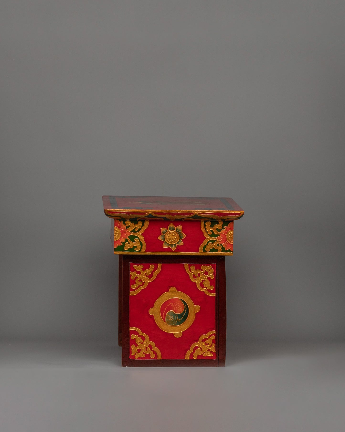 Wooden Folding Table for Shrine | Tibetan Decor