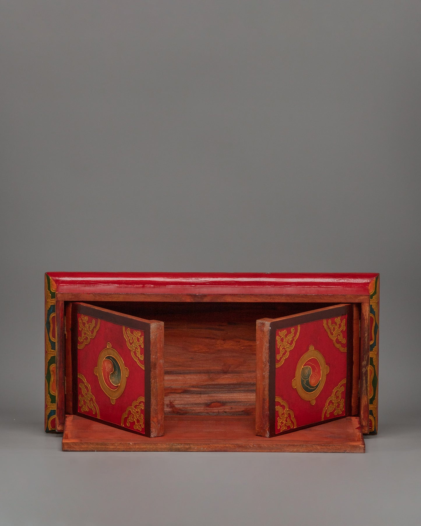 Wooden Folding Table for Shrine | Tibetan Decor