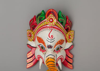 Ganesha Mask | Prosperity and Wisdom Crafts