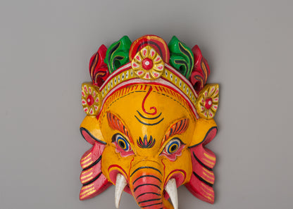 Lord Ganesha Mask | Blessings and Prosperity Art