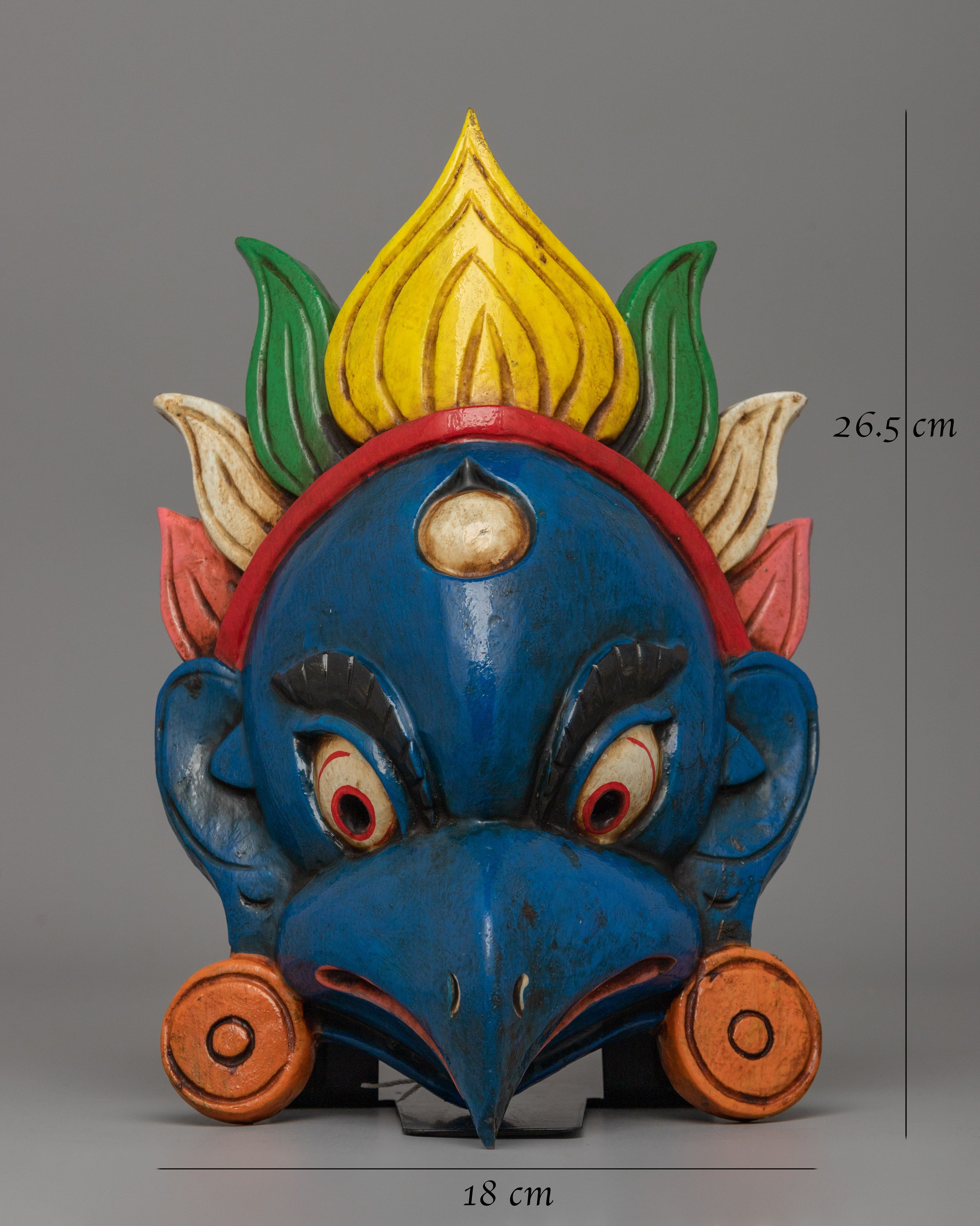 Mask of Garuda | Wooden Spiritual Ritual Mask