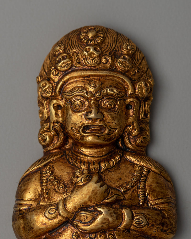 Copper Body Mahakala Statue | The Protector Deity of Power & Transformation