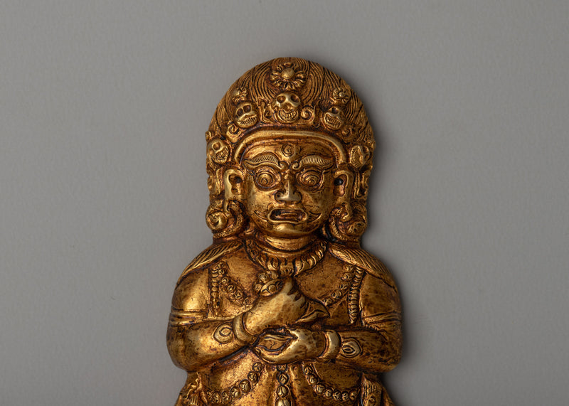 Copper Body Mahakala Statue | The Protector Deity of Power & Transformation