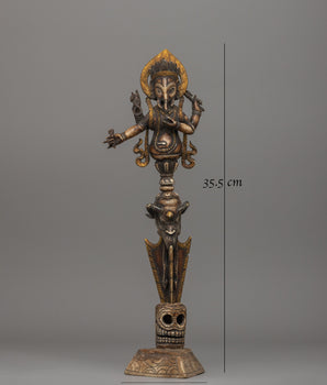Handcrafted Ganesh Phurba | Powerful Ritual Tool for Protection & Spiritual Growth