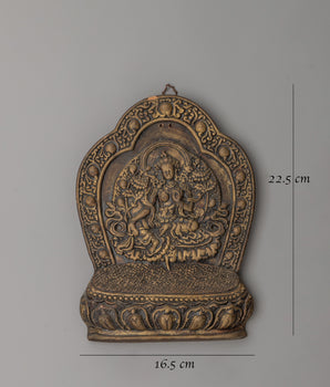 Green Tara Wall Hanging Statue | Sacred Symbol of Compassion & Protection