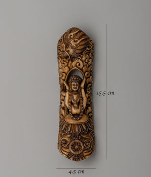 Buffalo Bone Vajrayogini Wall Decor | Sacred Symbol of Power & Enlightenment