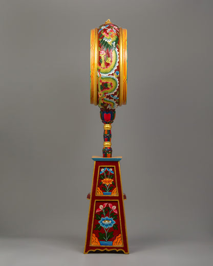 Tibetan Spiritual Dakini Drum | Handcrafted Buddhist Ritual Instrument