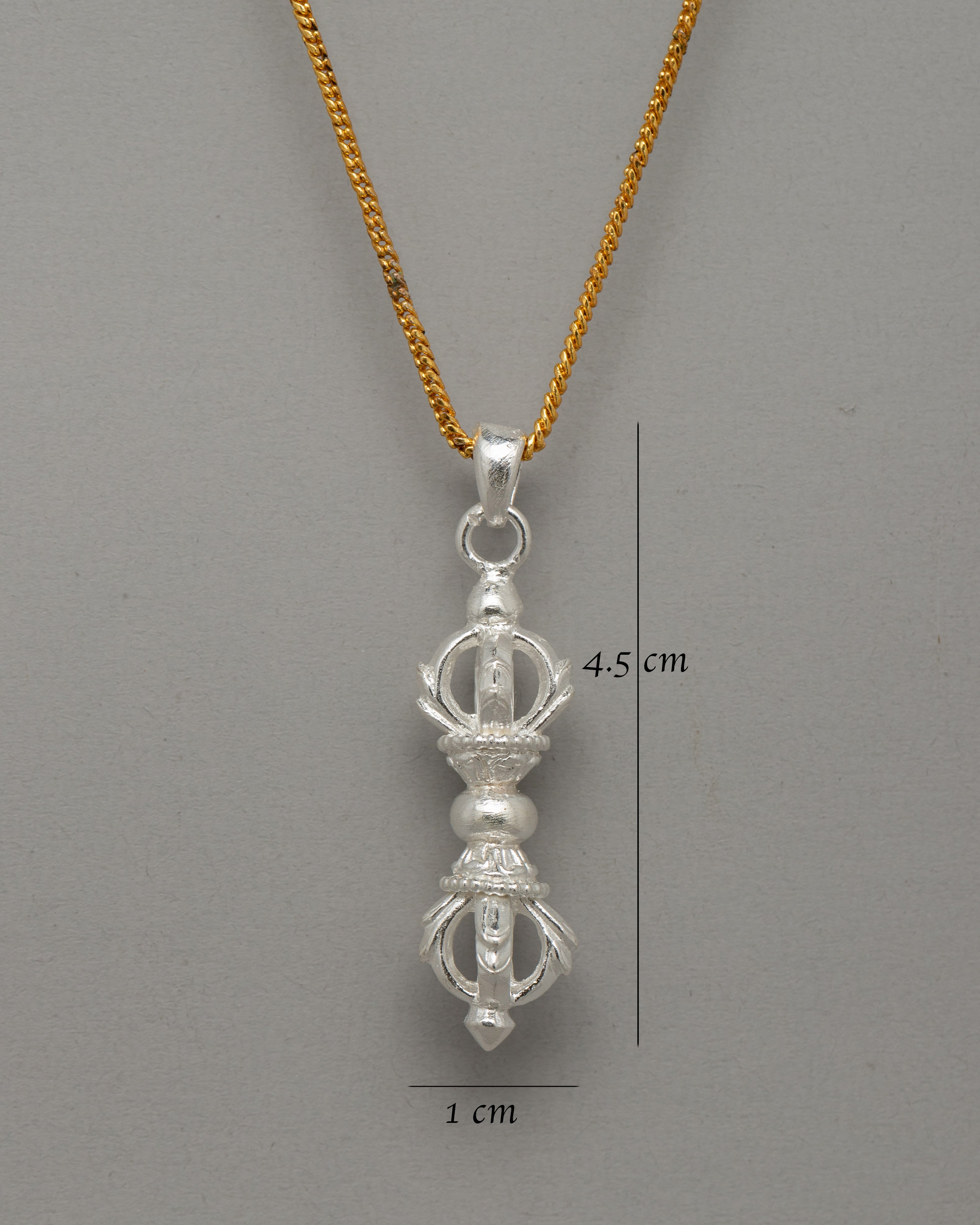 Tibetan Vajra Silver Locket | Symbol Of Spiritual Protection