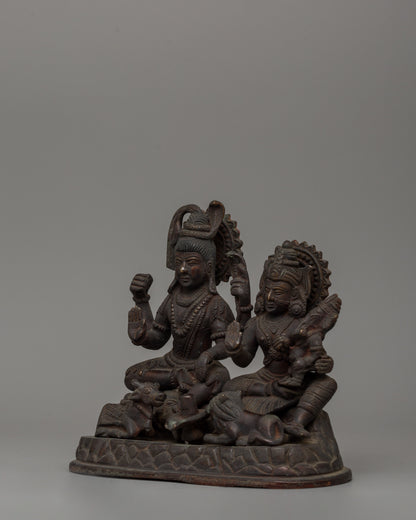 Shiva Family Statue | Handcrafted Hindu Deity