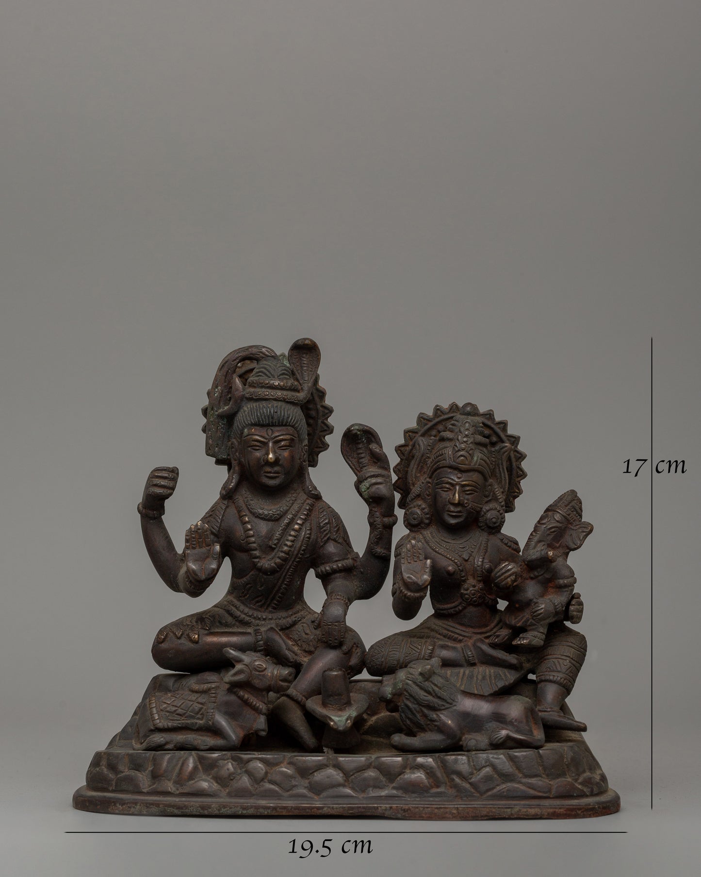 Shiva Family Statue | Handcrafted Hindu Deity