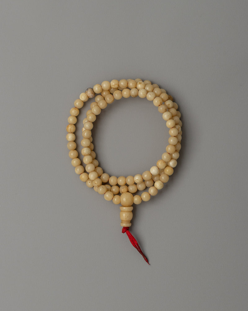 Yak Bone Buddhist Mala |  Perfect for Spiritual Practices