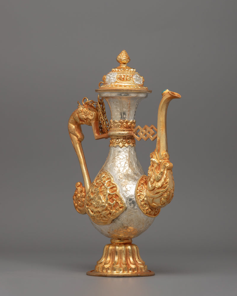 Traditional Tibetan Buddhist Ceremonial Ewer | Beautiful Home Decor Item