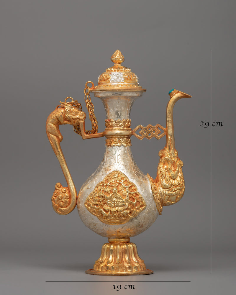 Traditional Tibetan Buddhist Ceremonial Ewer | Beautiful Home Decor Item