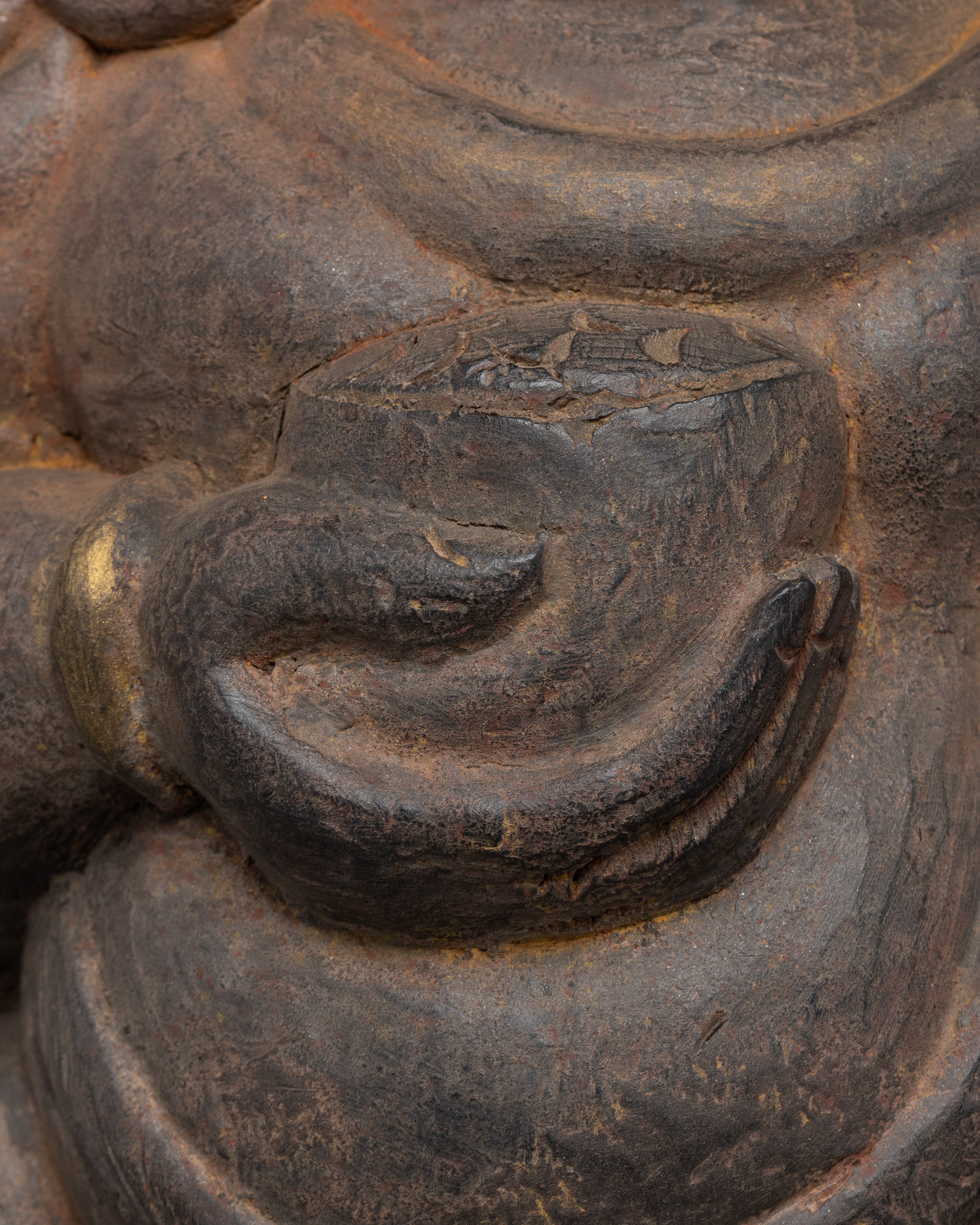 Black Dzambala Statue | Tibetan Divine Wrathful Deity