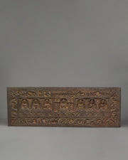 Wooden Sutra Cover