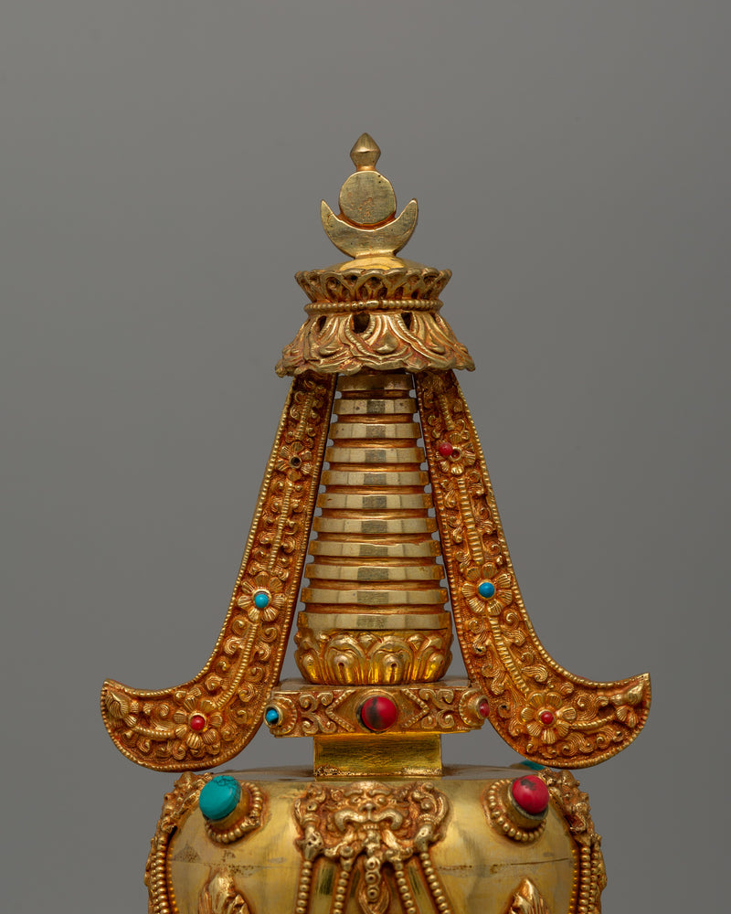 Buddhist Nirvana Stupa | Sacred Buddhist Symbol of Enlightenment and Transcendence