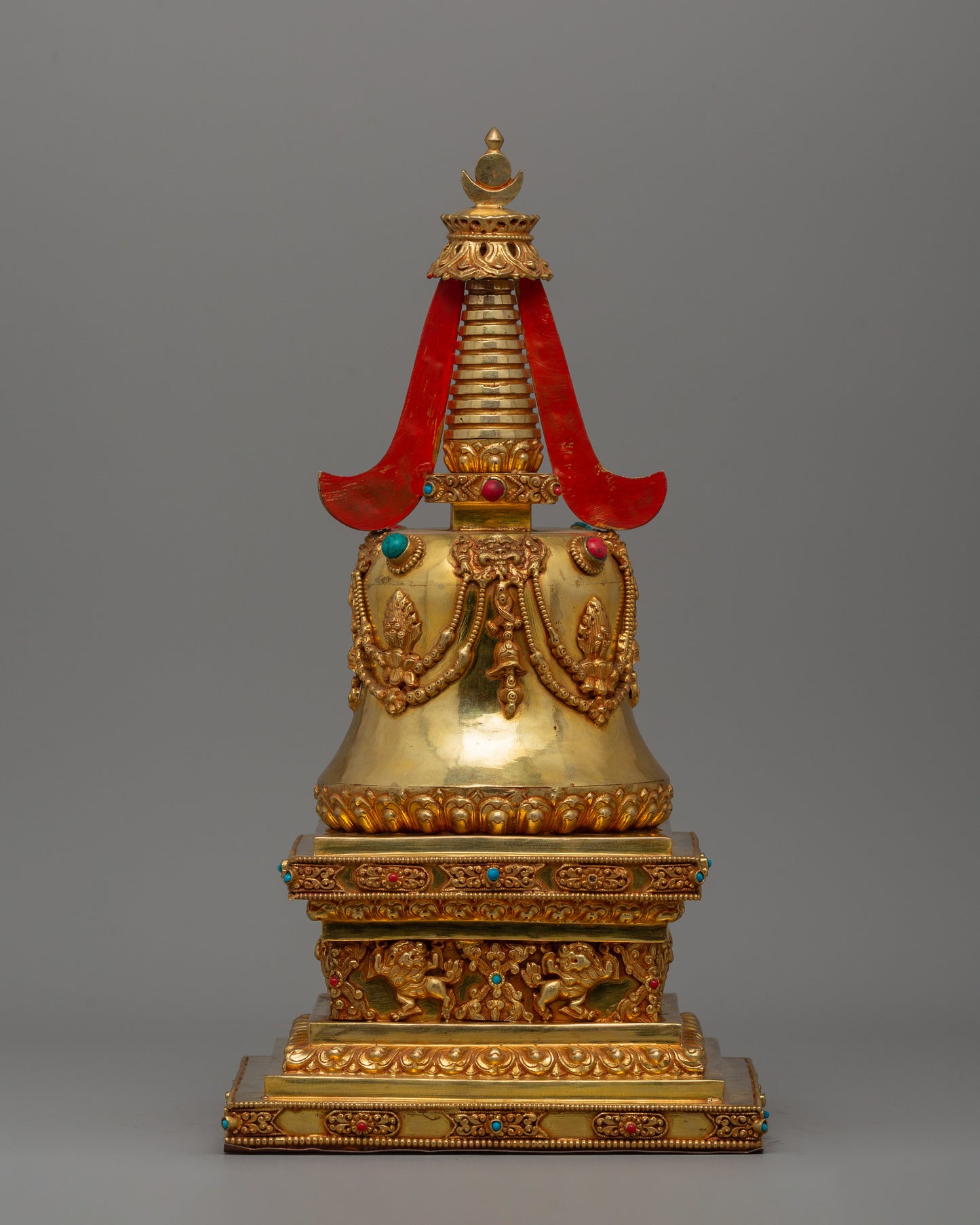 Buddhist Nirvana Stupa | Sacred Buddhist Symbol of Enlightenment and Transcendence