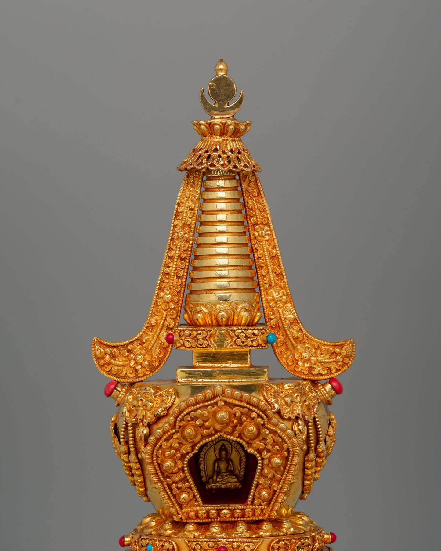 Tibetan Religious Buddhist Stupa | Buddhist Shrine Artifact