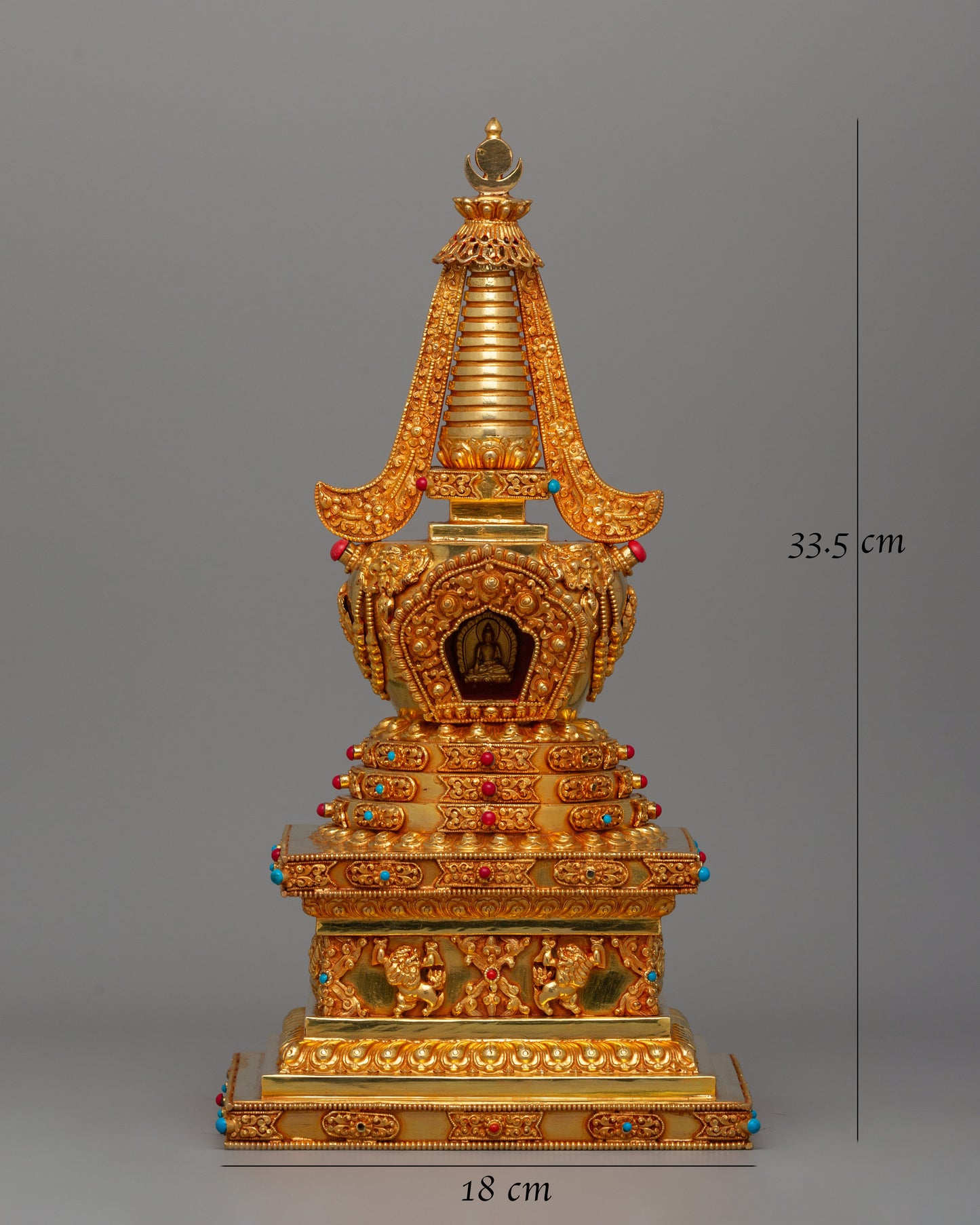 Tibetan Religious Buddhist Stupa | Buddhist Shrine Artifact