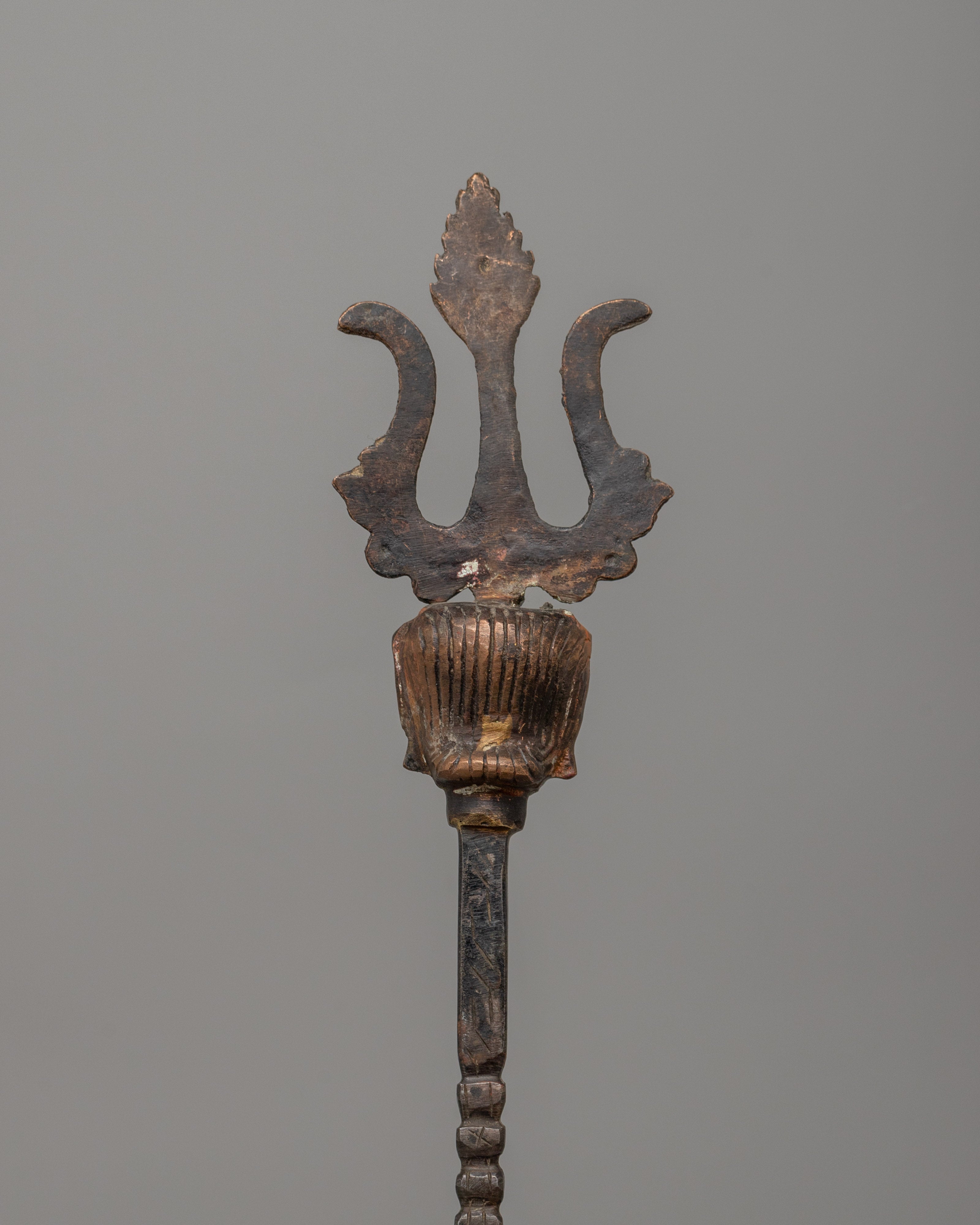 Trishul Trident Artwork | Symbol of Divine Power and Protection