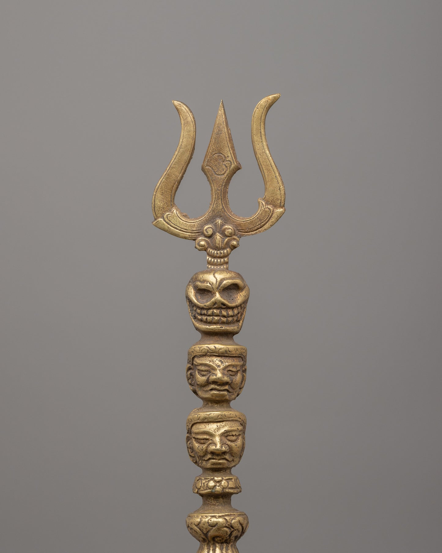 Brass Trishul With A Dagger | A Symbol of Divine Power