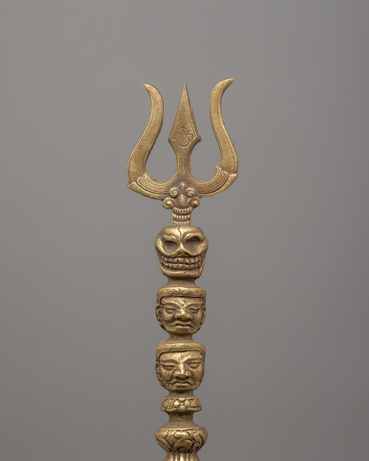 Brass Trishul With A Dagger | A Symbol of Divine Power