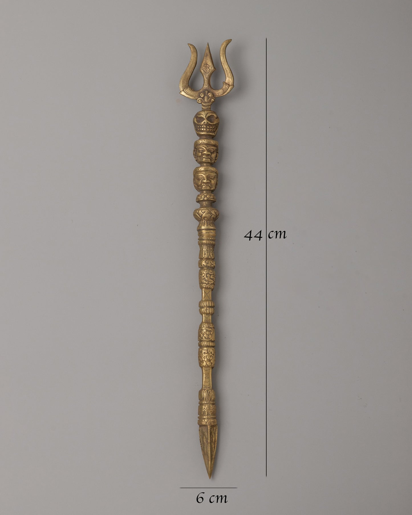 Brass Trishul With A Dagger | A Symbol of Divine Power