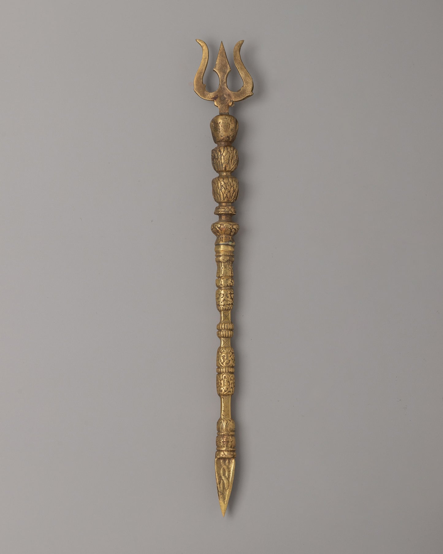 Brass Trishul With A Dagger | A Symbol of Divine Power