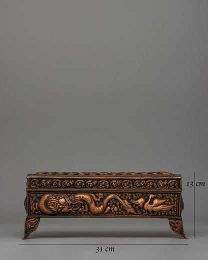 Copper-Made Incense Burner | Handcarved Himalayan Art