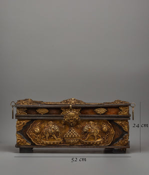 Brass Treasure Box | A Timeless Storage Chest