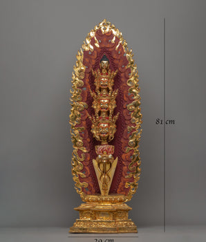 Phurba with Throne | A Powerful Ritual Dagger for Spiritual Protection