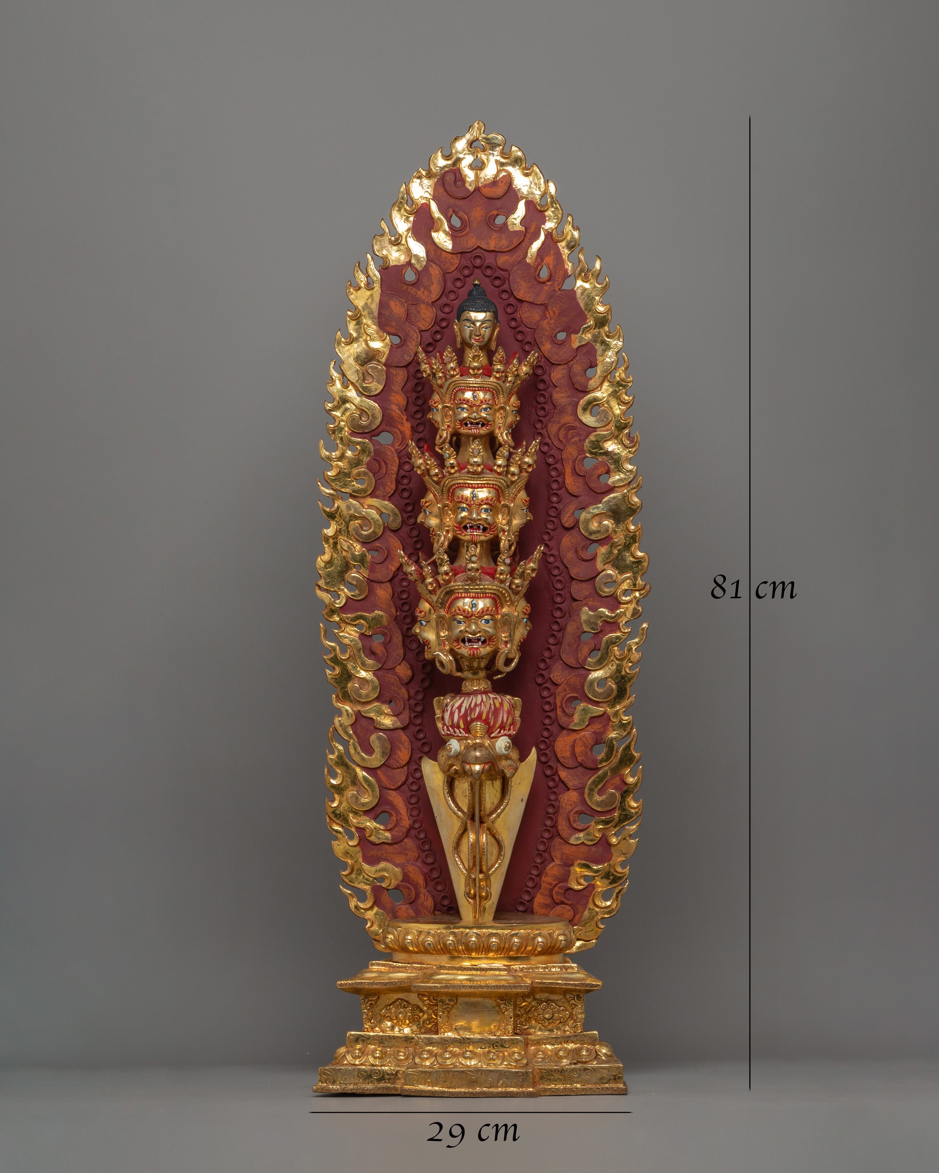 Phurba with Throne | A Powerful Ritual Dagger for Spiritual Protection