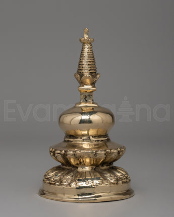 Handcrafted Brass Stupa 