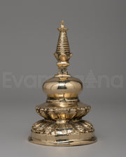 Handcrafted Brass Stupa 