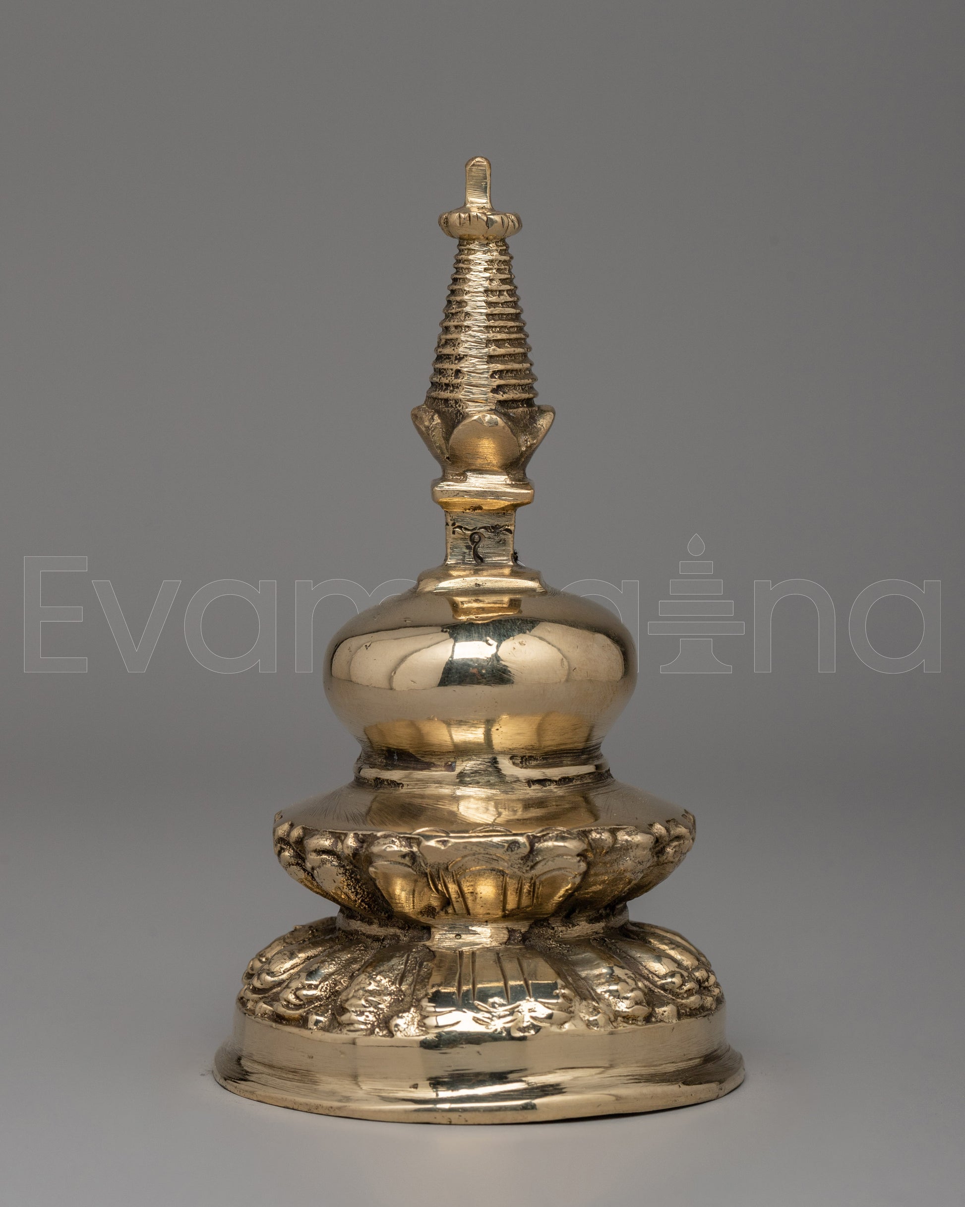 Handcrafted Brass Stupa 