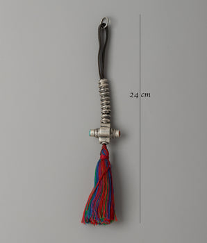 Chupsel With Colorful Tassel | A Sacred Prayer Bead Spacer