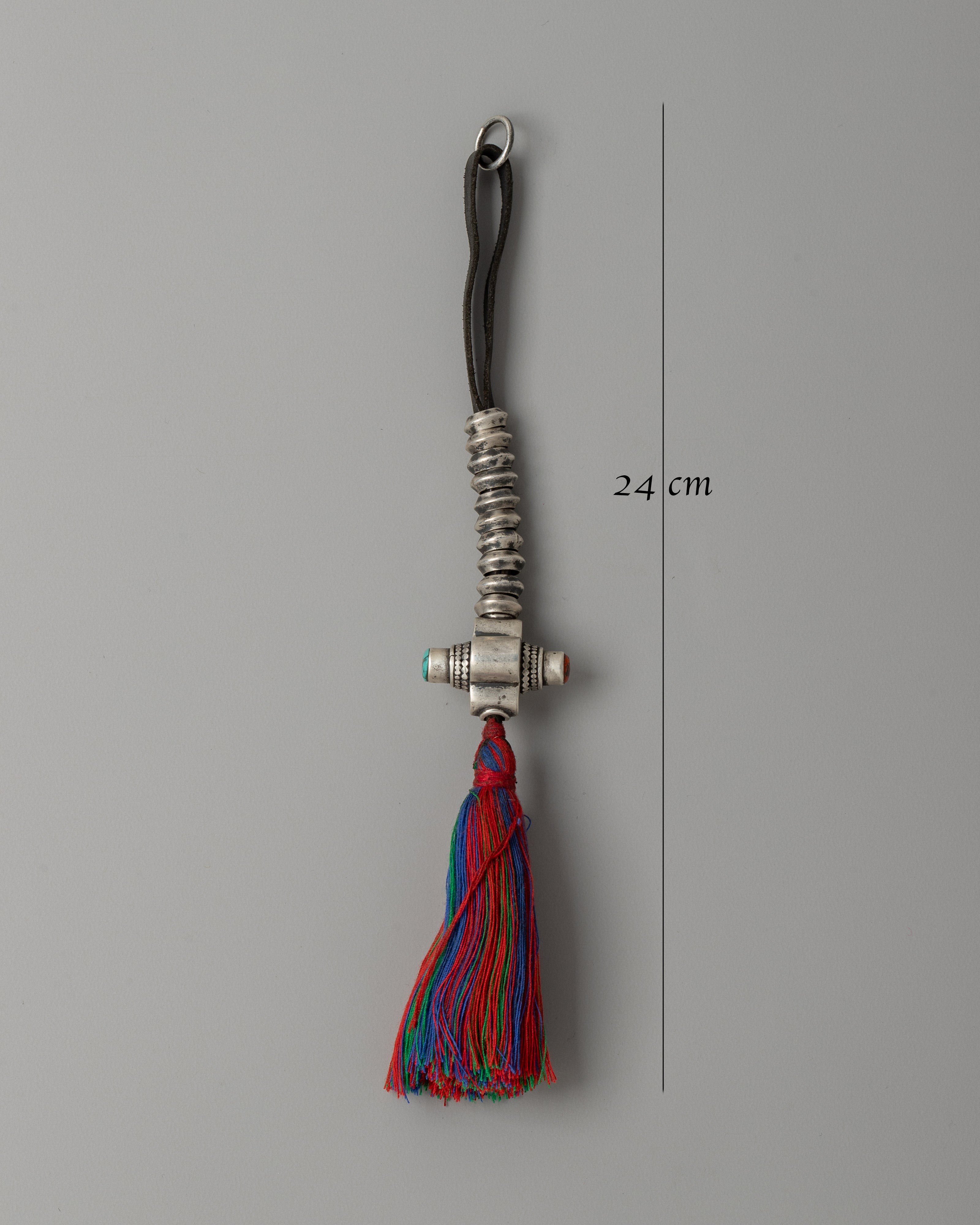 Chupsel With Colorful Tassel | A Sacred Prayer Bead Spacer