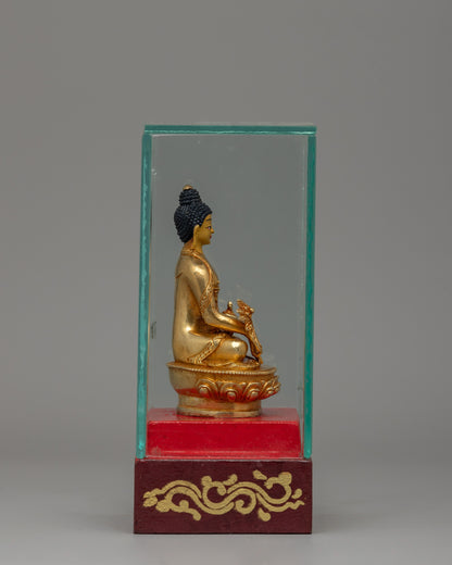 Gold-Plated Medicine Buddha | Copper & Gold-Plated Statue